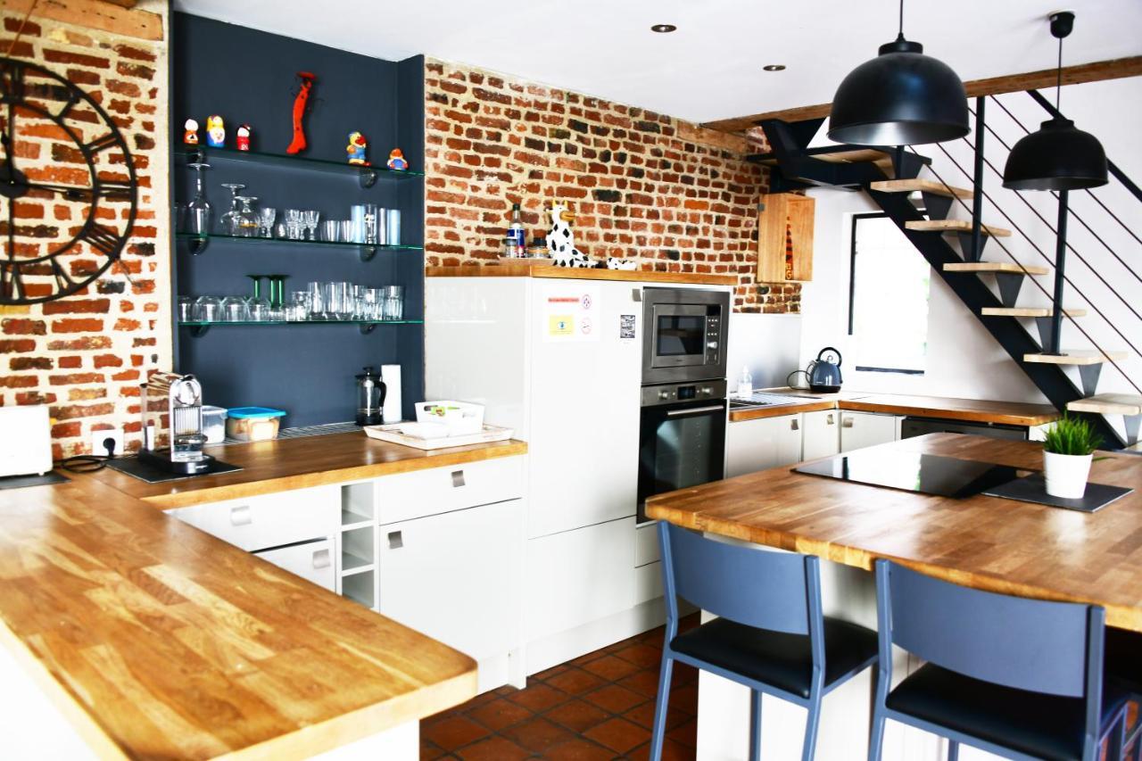 Maison Vieux Lille 3 Chambres Parking Prive 24H24H Acces エクステリア 写真