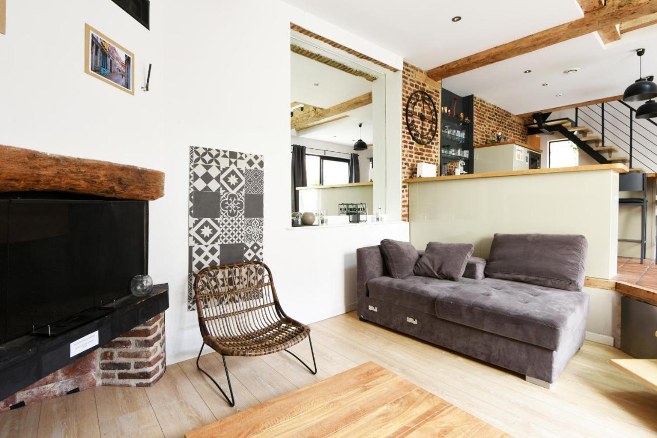 Maison Vieux Lille 3 Chambres Parking Prive 24H24H Acces エクステリア 写真